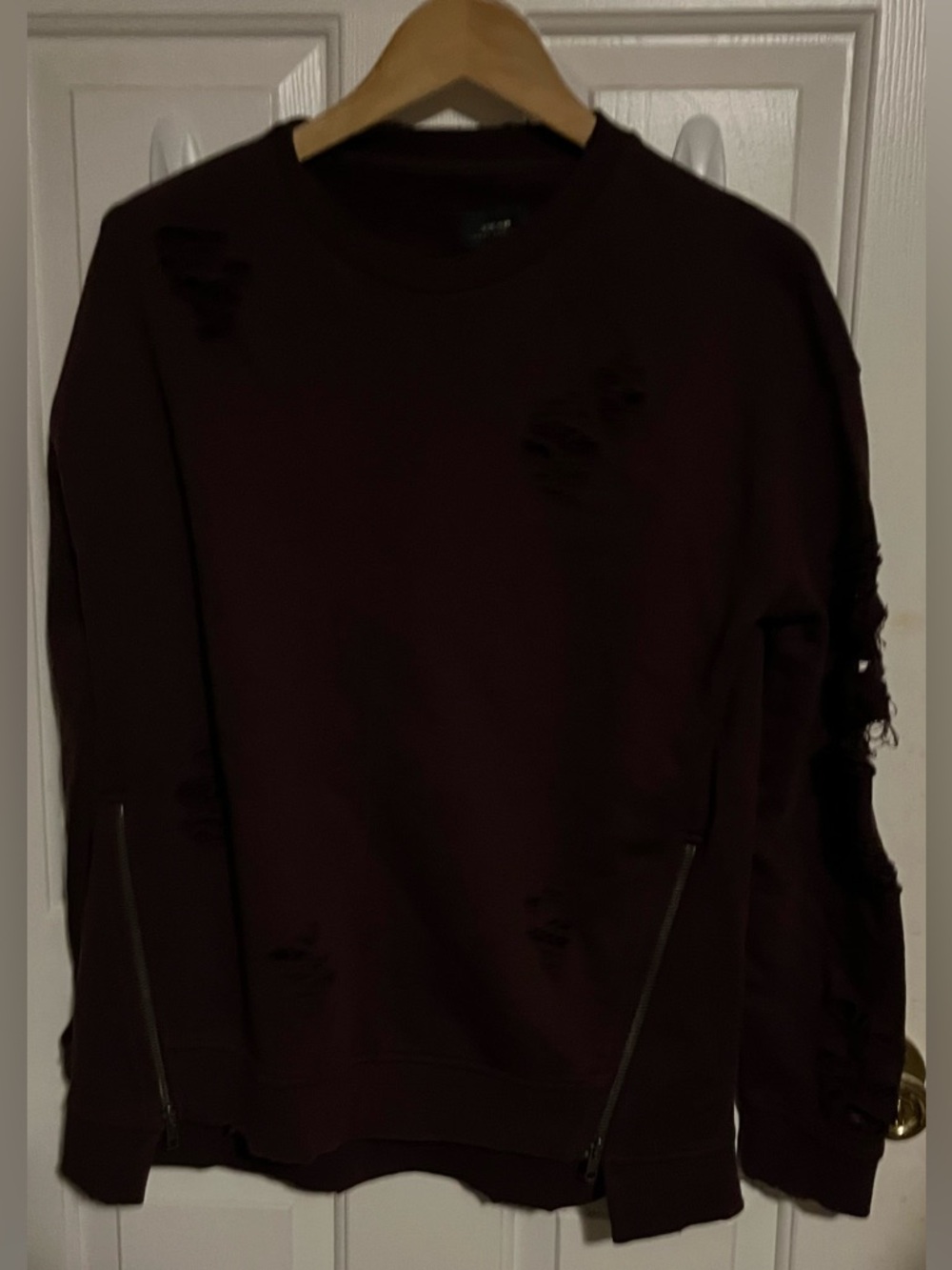 joes jeans collection distressed sweatshirt